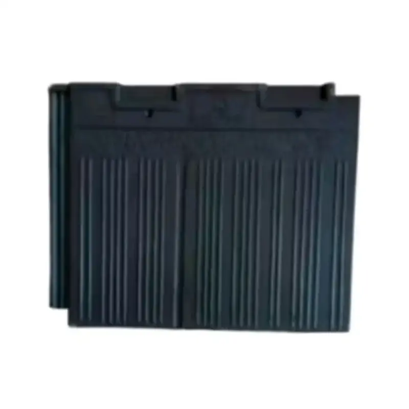 Genteng beton garis hitam X1