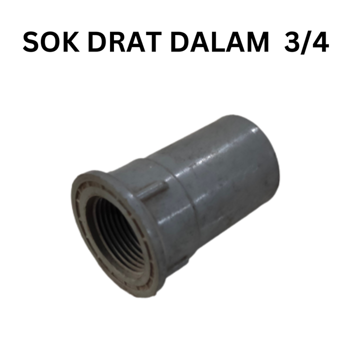 Socket drat dalam 3/4in AW Rucika