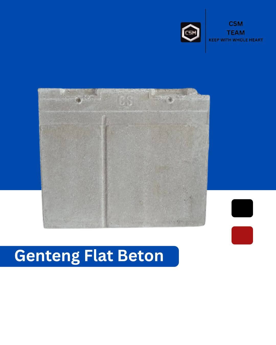 genteng beton flat XO